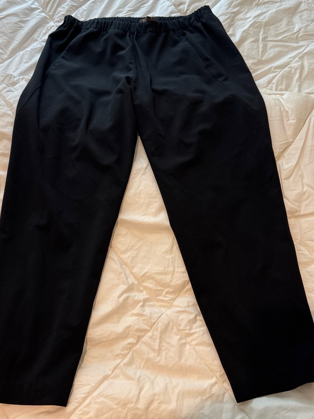 Vince women Black Casual Elastic-Waist Pants